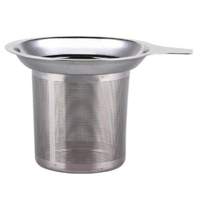 

Многоразовый сетчатый ситечко для заварки чая из нержавеющей стали, чайный горшок, чайный лист, фильтр для специй, посуда для напитков, кухо...