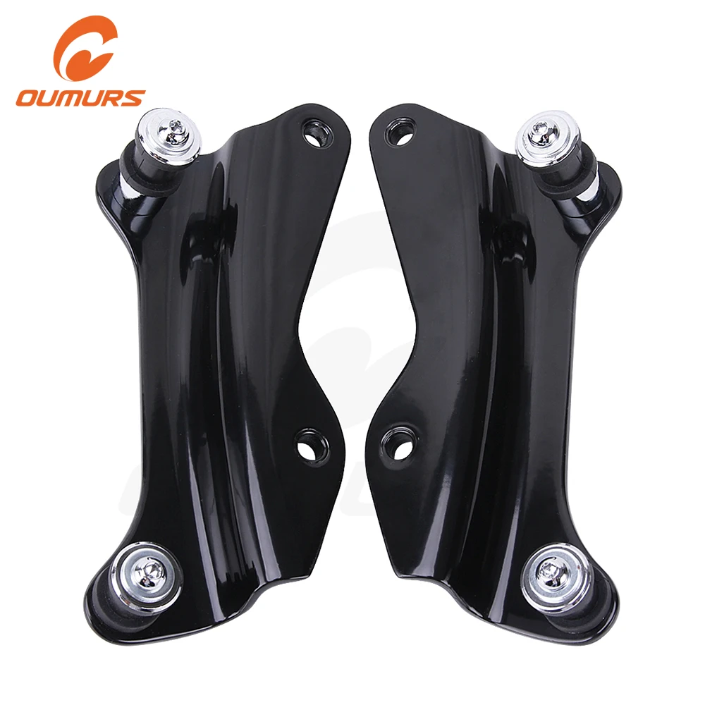 OUMURS набор оборудования для стыковки мотоцикла с двумя стойками черный Harley Touring Road
