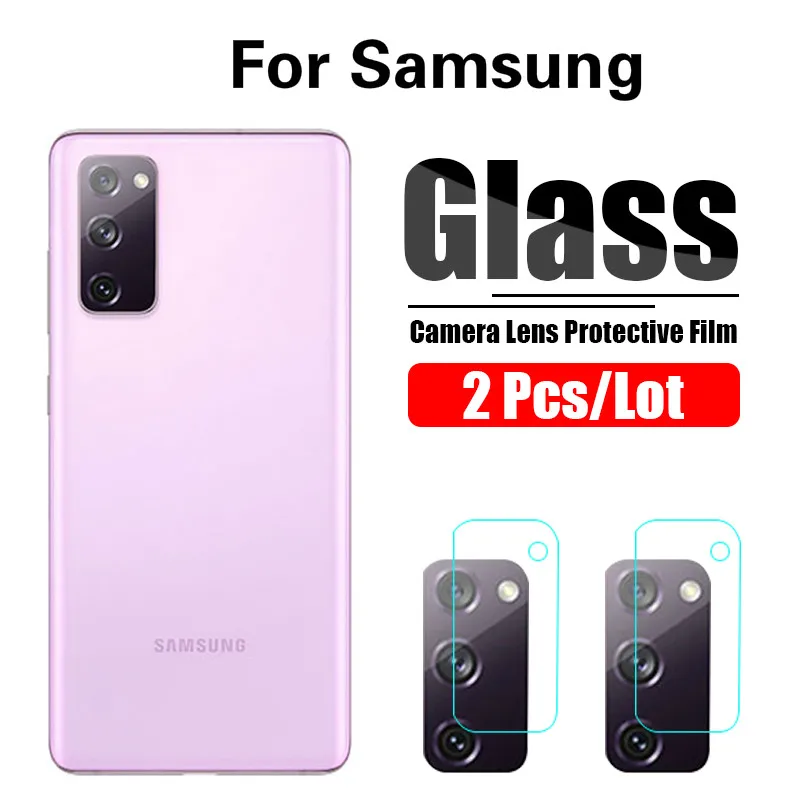 2 шт. Защитное стекло для камеры Samsung Galaxy S20 FE на S 20 Plus Note Ultra + S20FE Защитная пленка
