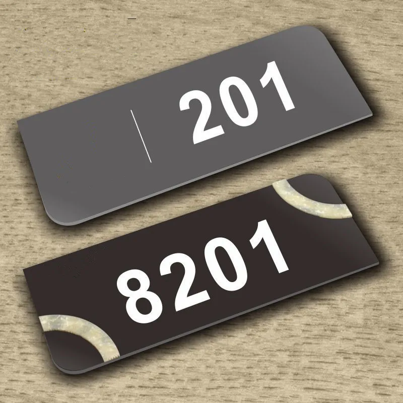 Большой современный номер дома акриловая дверь адрес знак дом отель квартира