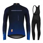 Новинка 2022, командный Мужской комплект из Джерси с длинным рукавом, велосипедная одежда для горных велосипедов, одежда для велоспорта, Мужская велосипедная одежда, гелевые брюки с нагрудником