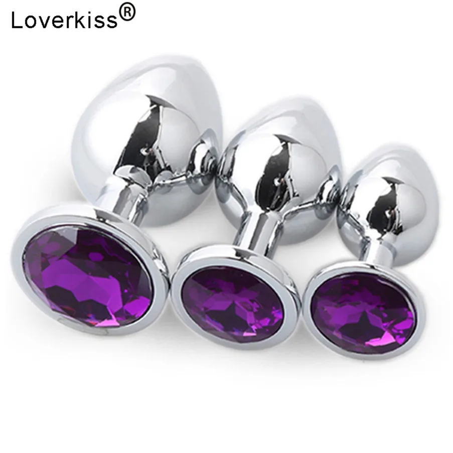 Ass Plug Anal Dildo Butt Big Beads Large Crystal Anus Dilator Stimulator Woman Man Intimate Toy | Красота и здоровье