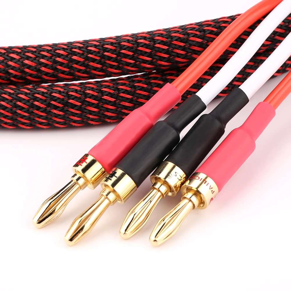 Кабель для динамика кабель 4 квадрата из бескислородной меди с Hi-Fi кабелем |