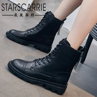 riding boots 2021 spring boots womens heightened and thinner new british style autumn and winter locomotive short boots women