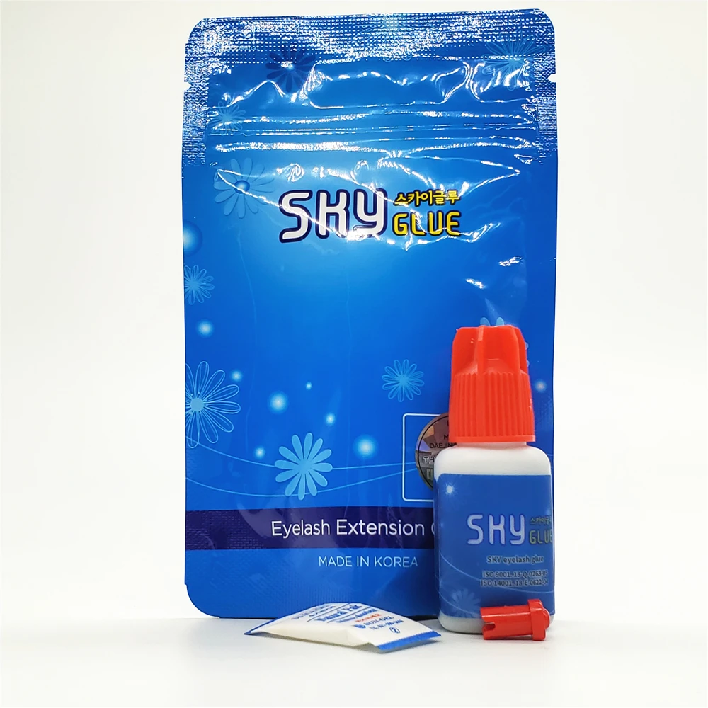 10 бутылок самый быстрый Корея небо клей для наращивания ресниц красная крышка 1 2s