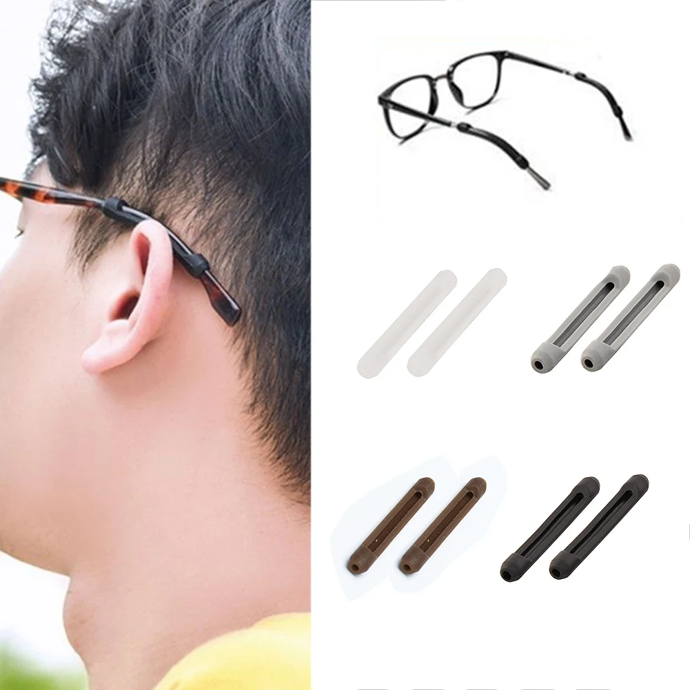 

10Pcs Eyeglass Slip Sleeve Anti-Slip Casual Eyeglass Strap Retainers Fashion Eyes Set Of Legs Shoe Durable Sunglasses Ear Hook