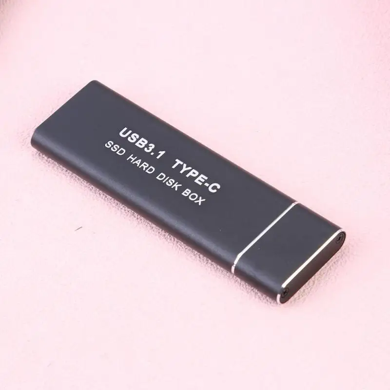 Внешний корпус USB3.1 type C к M.2 NGFF конвертер SSD адаптер корпус из алюминиевого сплава твердотельный мобильный жесткий диск коробка адаптер