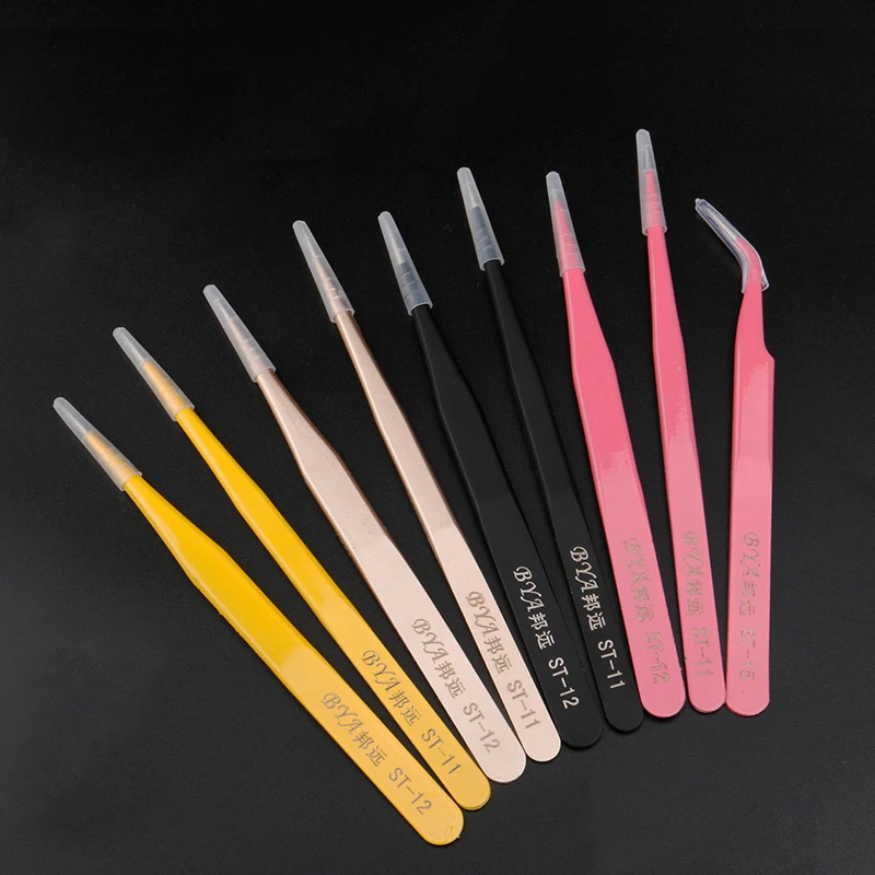 Многоцветные пинцеты из нержавеющей стали инструменты для сбора птичьего гнезда