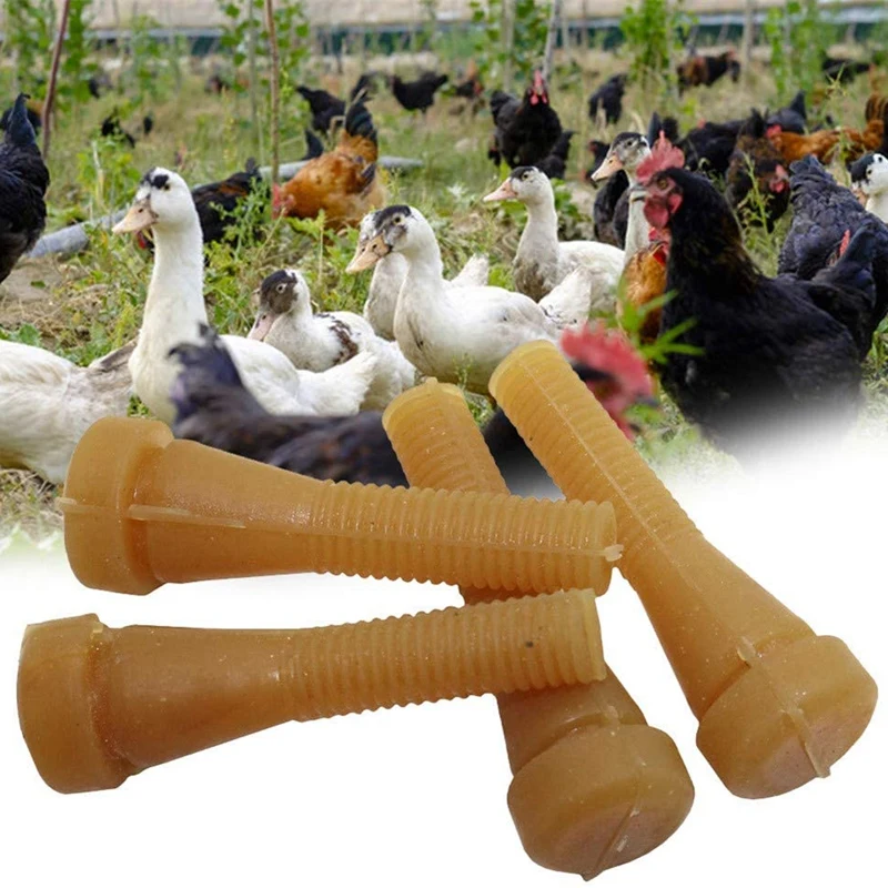 

10Pcs Chicken Plucker Duck Goose Glue Stick Picker Rubber Poultry Feather Plucker for Poultry Processing Accessories