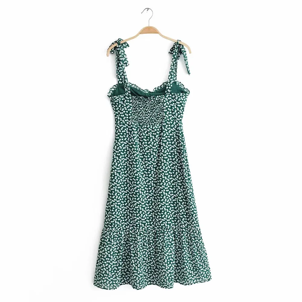 Женское праздничное богемное платье на бретелях спагетти новое летнее женское в