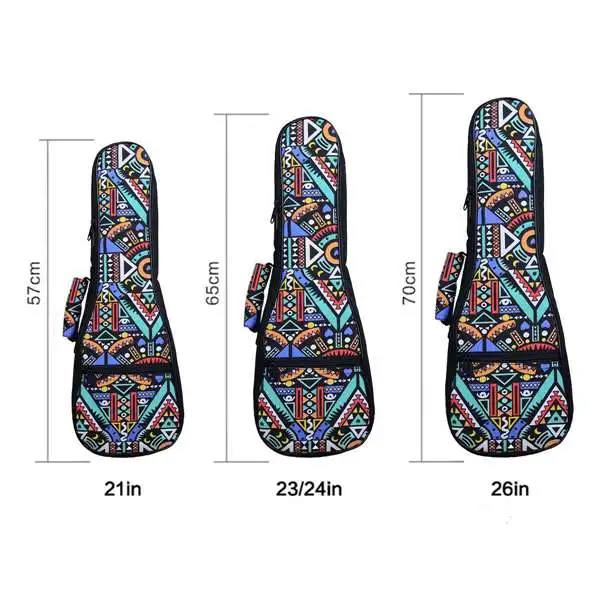 

2 Pcs Musical Accessories:1 Pcs 26 Inch Folk Ukulele Carry Bag & 1 Pcs Tenor Ukulele 26 Inch Acoustic Ukulele Guitar