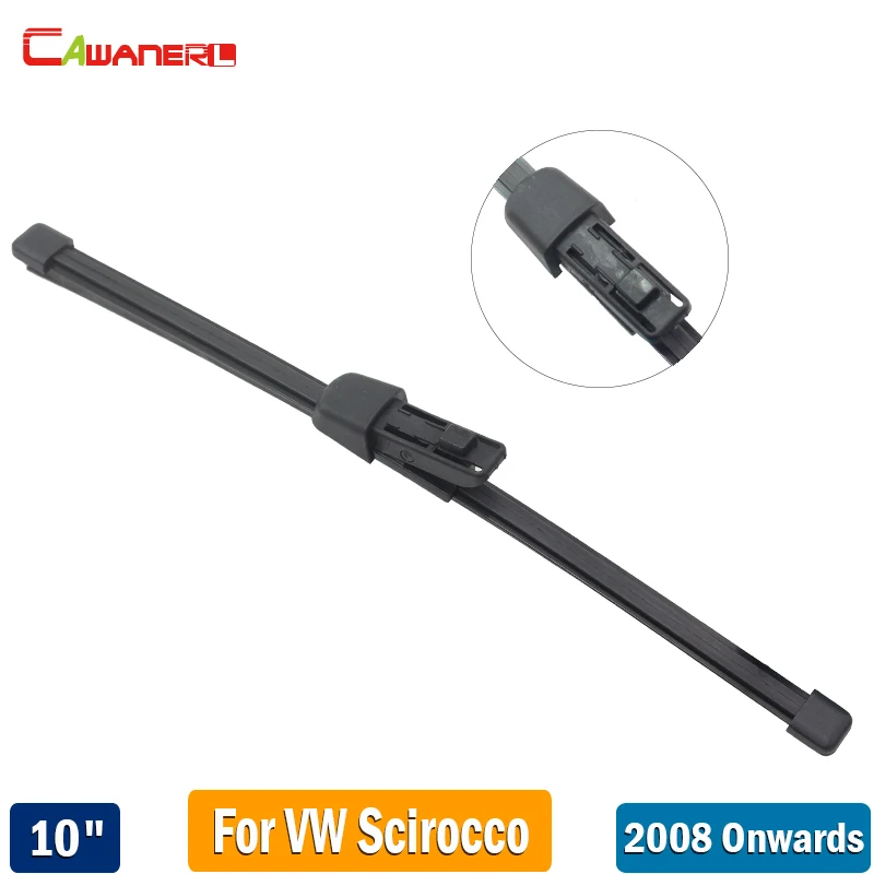 Щетка стеклоочистителя Cawanerl 10 &quot резиновая щетка заднего стекла для Volkswagen Scirocco