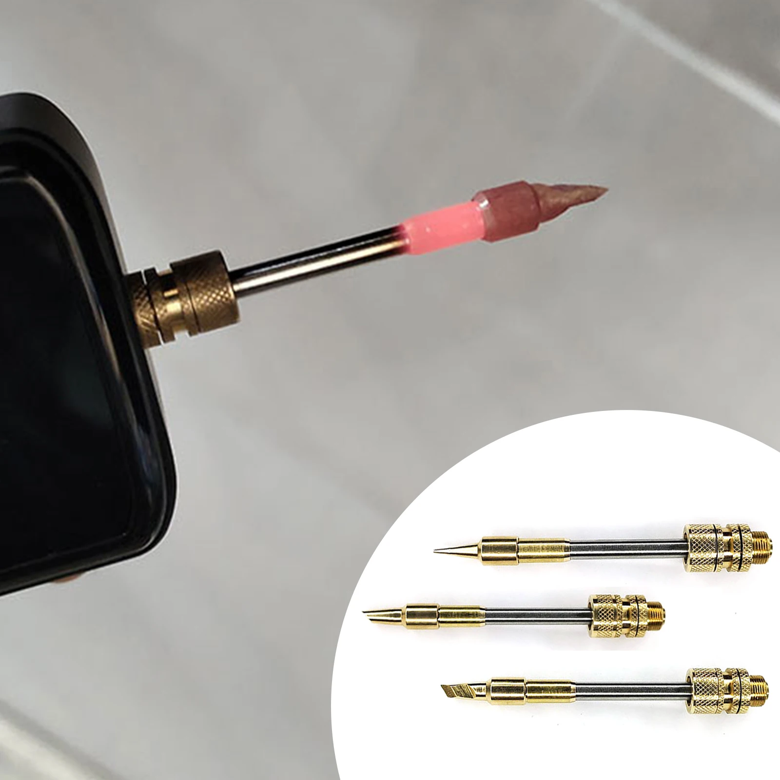 

Electric Soldering Iron Tip Replaceable Wireless Solder Stations Iron Tip Welding Tools 20-100W Electric Soldering Iron
