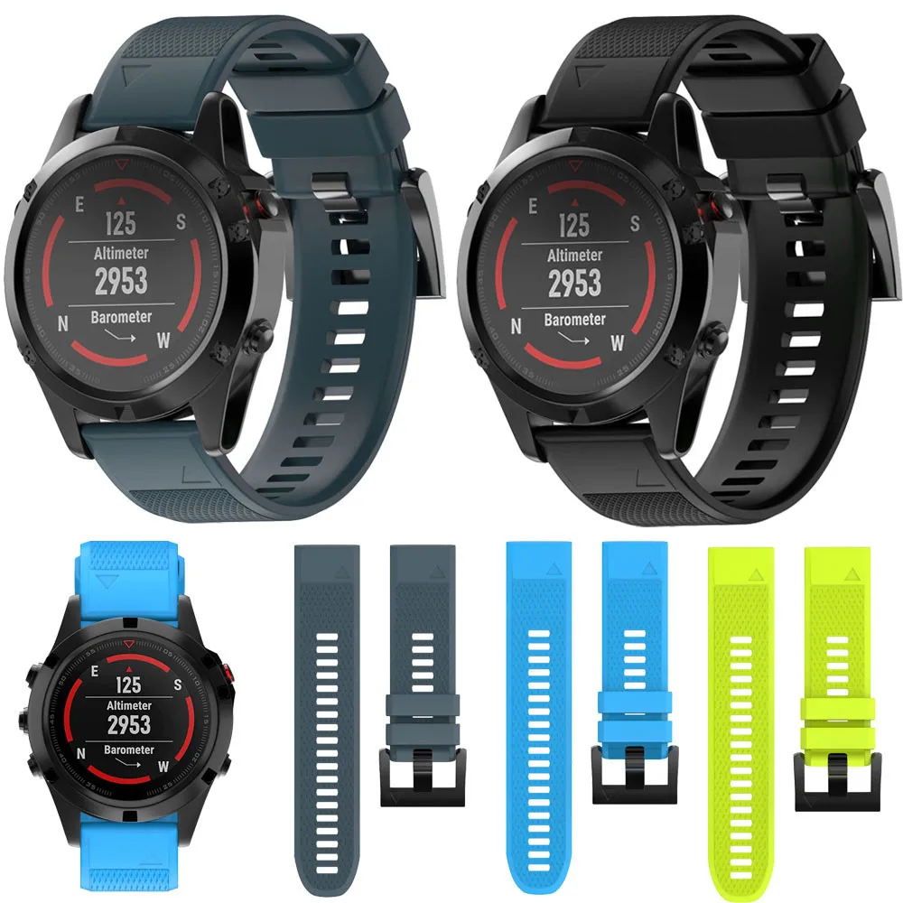 Сменный силиконовый быстросъемный ремешок для Garmin Fenix 5 GPS часы модные аксессуары