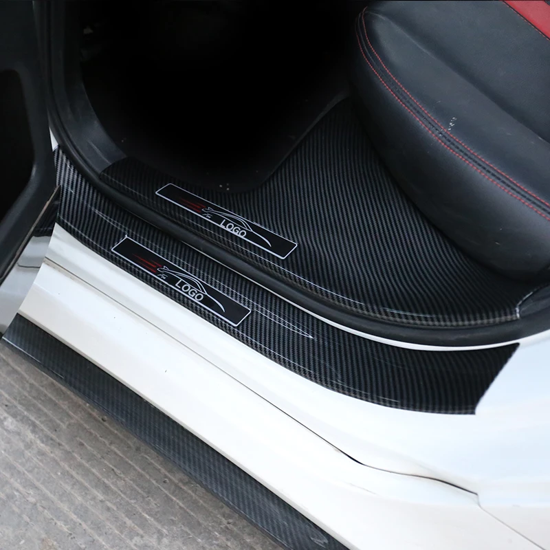 Автомобильные аксессуары Стайлинг защитная Накладка на порог для Honda Civic 10th 2016 2017