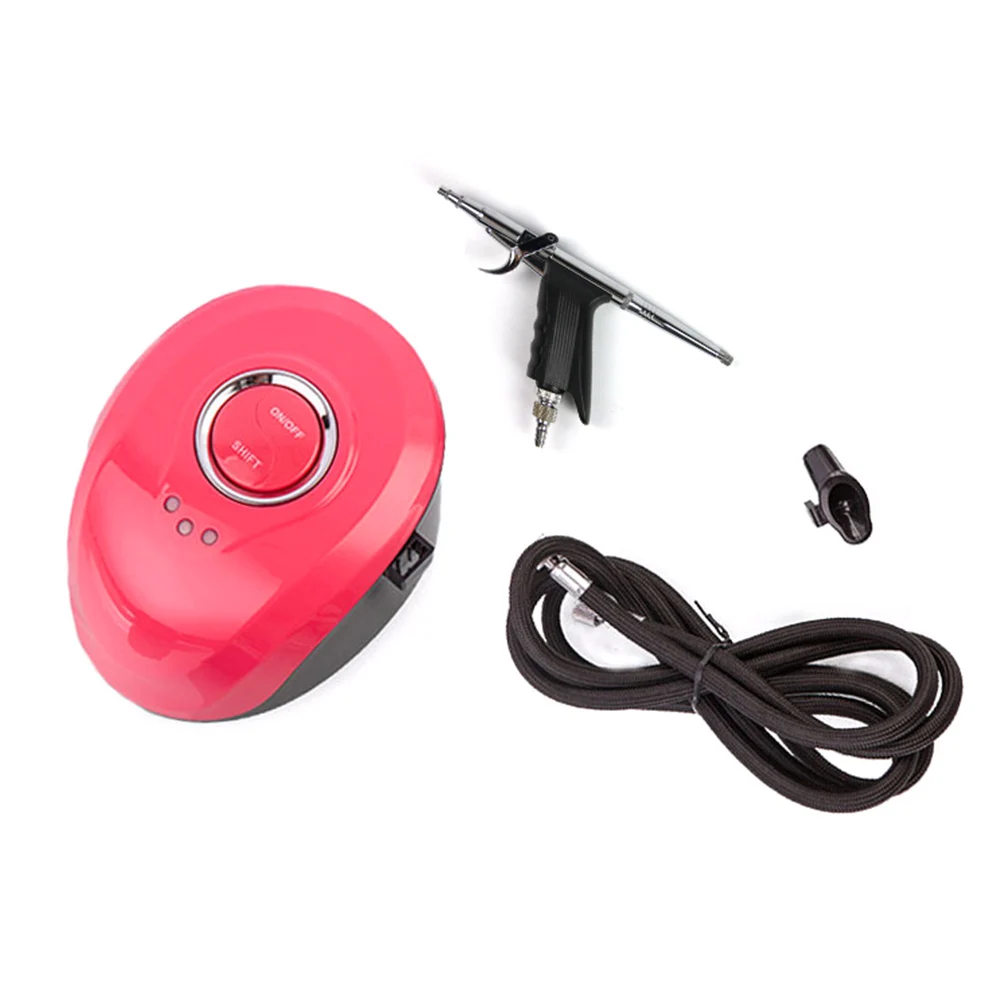 Аэрограф с мини компрессором набор для художественной живописи макияжа маникюра
