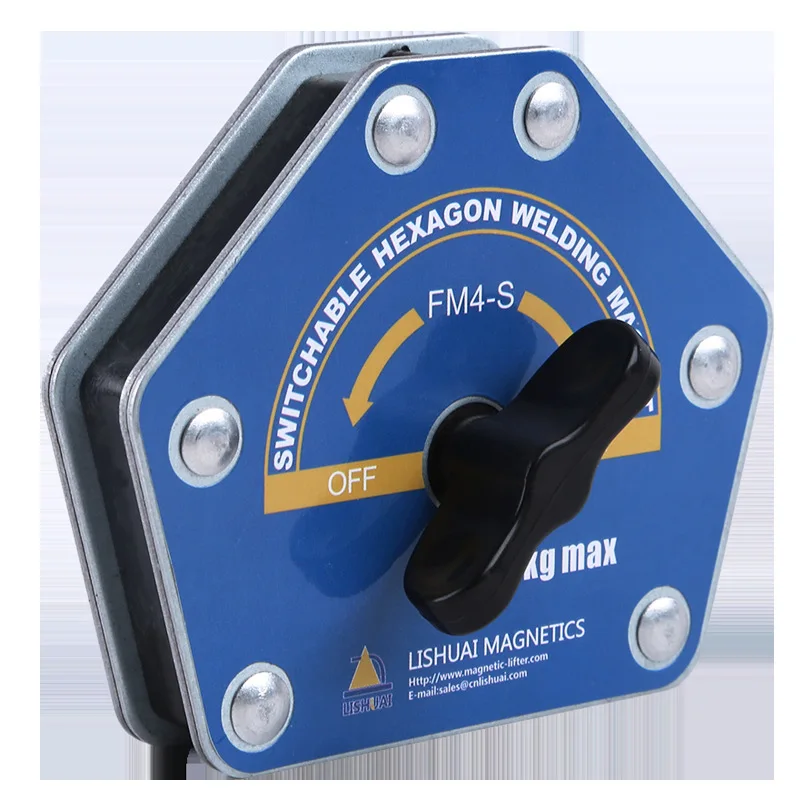 

1 Pcs Welding Holder Magnetic Multi-Angle Solder Arrow Strong Magnet Weld Fixer Positioner Auxiliary Locator Tool FM4-S 15KG