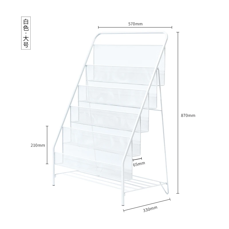 Скандинавский Железный художественный простой современный стеллаж маленькая