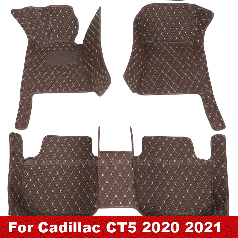 

Автомобильные коврики для Cadillac CT5 2020 2021, коврики, защитные детали, аксессуары для интерьера автомобиля, водонепроницаемые накладки на ножки ...