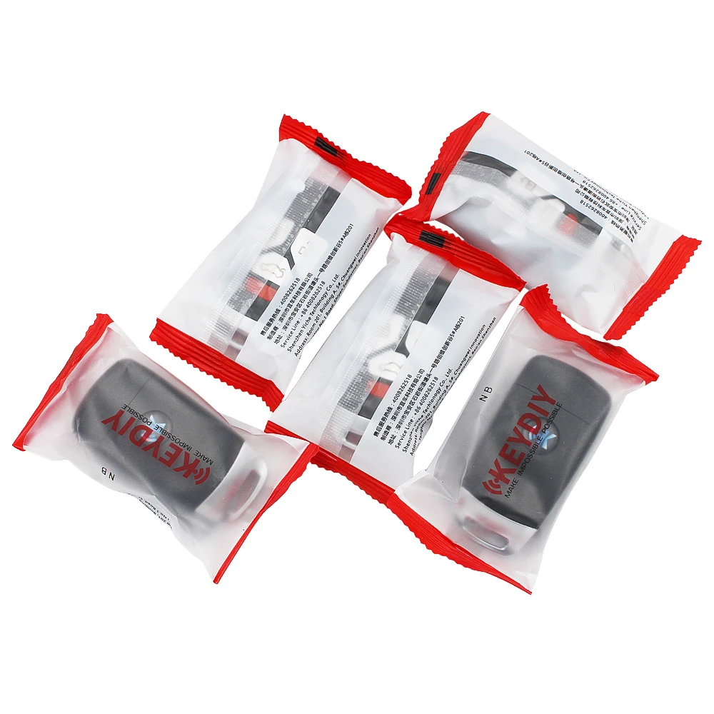 5 шт./лот KEYDIY 4 кнопки многофункциональный пульт дистанционного управления NB27-4