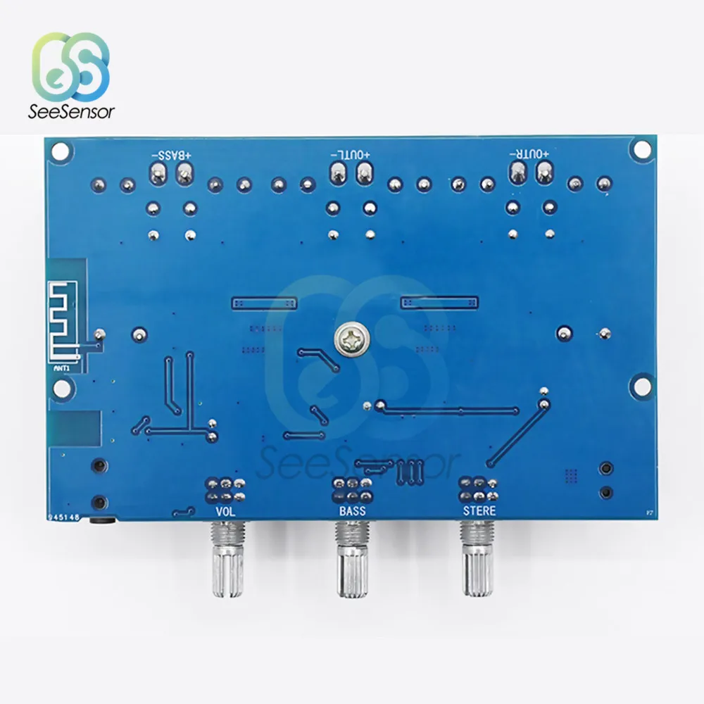 XH-A305 TPA3116 Bluetooth 5.0 Digital Power Amplifier Board 2*50W+100W 2.1 Channel Stereo Audio Receiver Amplifiers for AUX | Инструменты