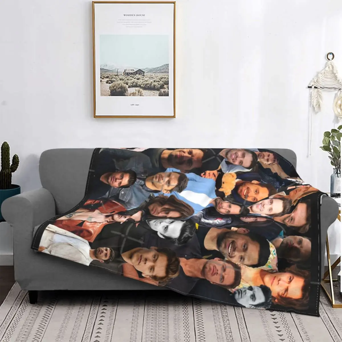 

Seb Harry Collage Blanket Bedspread Bed Plaid Bed Linen Fluffy Plaid Kawaii Blanket Beach Towel Luxury
