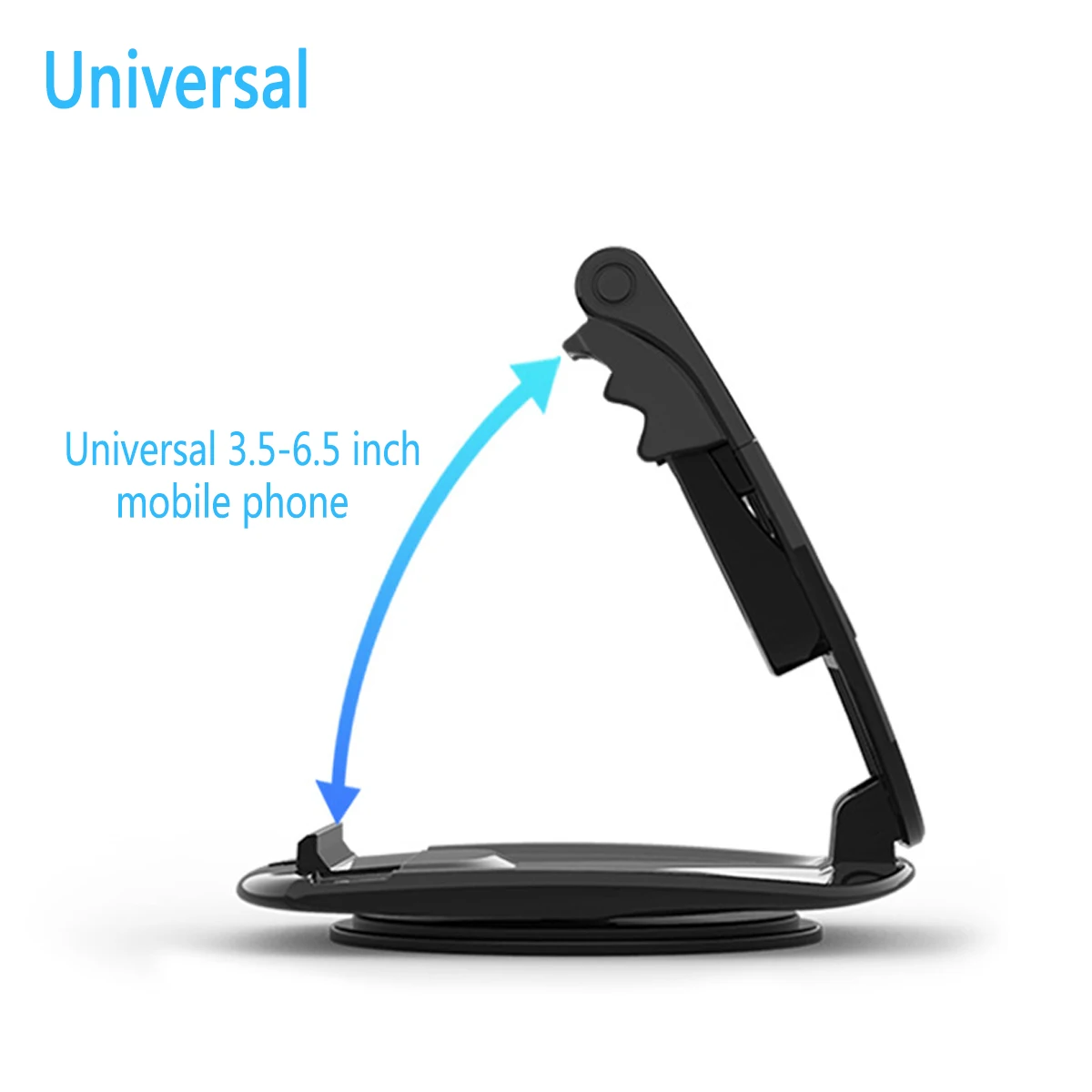 360 degree rotation car dashboard suction cup car phone holder clamp car mount holder for 3 5 6 5 inch smartphone for iphone 11 free global shipping