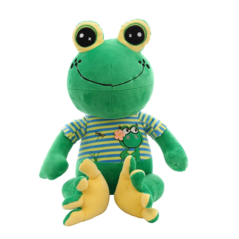 

65-90cm Frog Prince Plush Toys Stuffed Animals Children Girls Gifts Lovely Sleeping Pillow Doll
