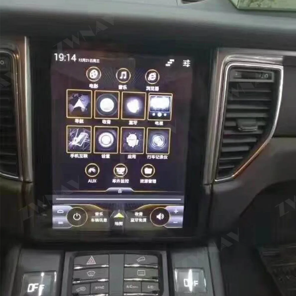 Android Tesla стиль Автомобильный gps навигация для Porsche Macan 2011- автомобильное стерео радио магнитофон головное устройство мультимедийный плеер