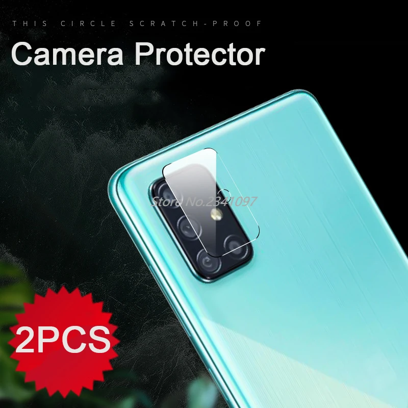 

2pcs Camera Lens Tempered Glass Protector for Samsung Galaxy A51 A50 A50S A70s A70 A71 A7 2018 A 50 50s 51 70 71 Protective Film