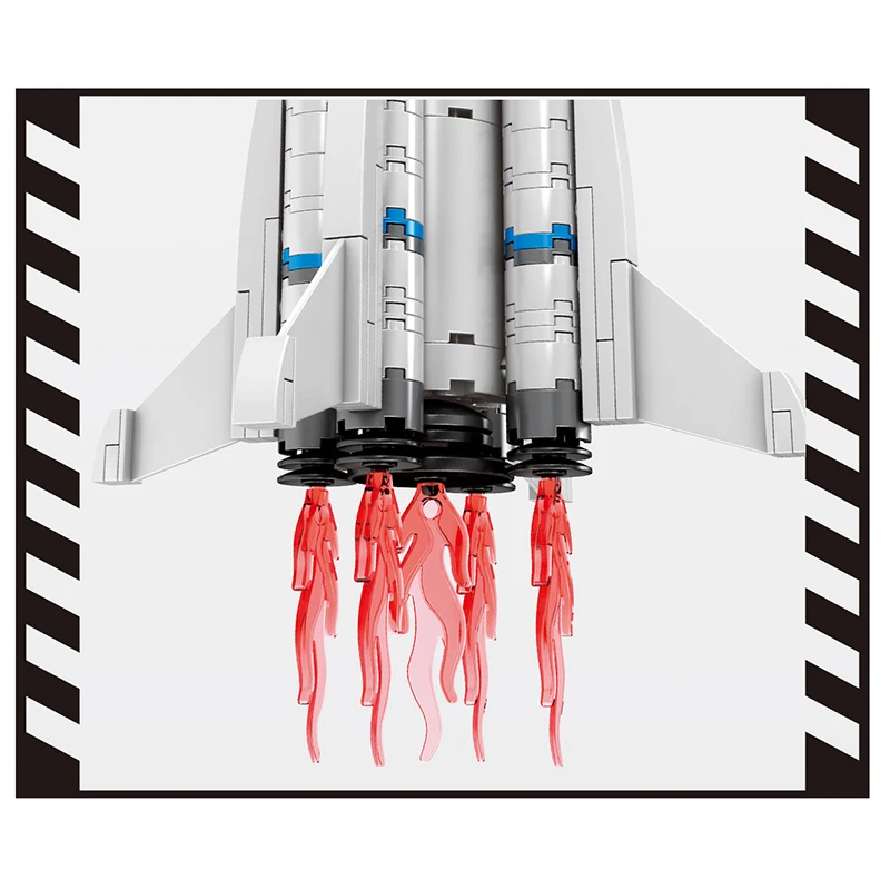 Переносная ракета строительный блок 60228 городской космический Сериз кирпичи