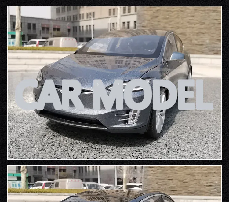 1:18 Масштаб сплава игрушечные транспортные средства TESLA модель X модель автомобиля SUV детских игрушечных автомобилей оригинальные авторизованные детские игрушки