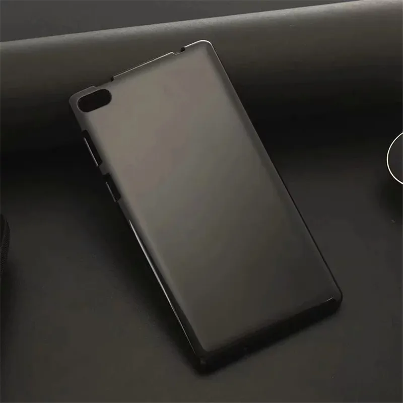 Чехол для Lenovo Tab7 Essential защитный черный прозрачный простой мягкий чехол из ТПУ Для