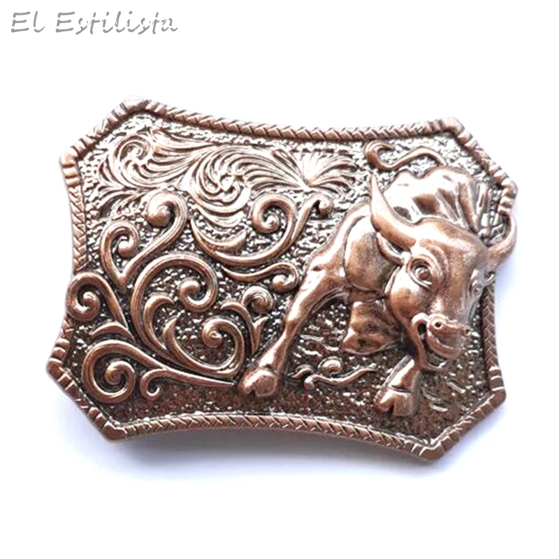 3d-пряжки для ремня в виде быка классические ковбойские тяжелые животные западном