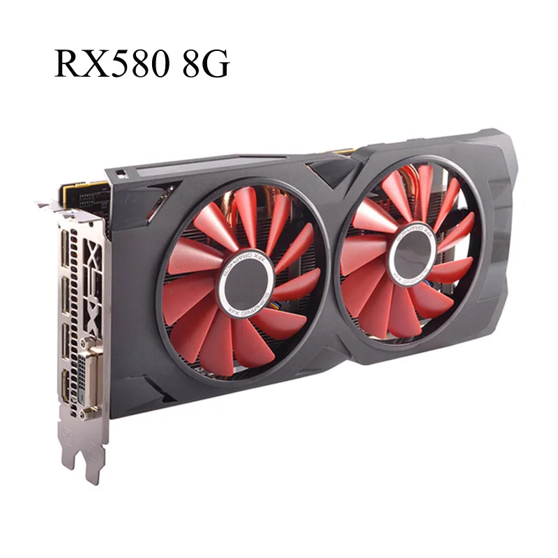 

Original video card card rx 580 8gb 256bit 2048sp zafiro USES graphics CARDS for amd radeon hdmi mining no rx 570 590