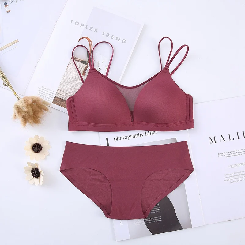 Новинка женский кружевной сетчатый бюстгальтер трусы наборы регулируемые лямки