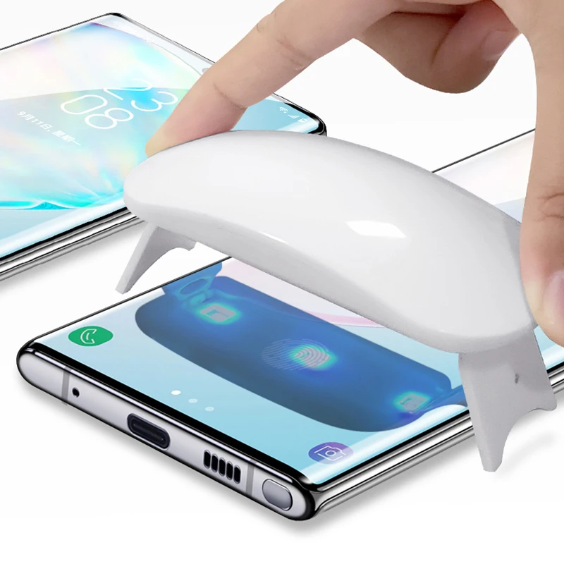 Антибликовыми свойствами УФ-жидкий клей стекла для Samsung Galaxy A50 A30 A20 A70 A80 A90 A10 M10 M20 M30