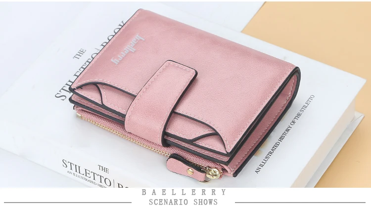 Wallet Women Zipper Leather Hasp Small and Slim Coin Pocket Purse Women Wallets Cards Holders Luxury Brand Wallets men Purse