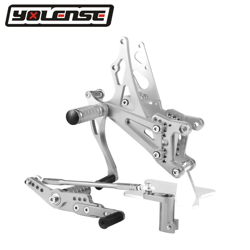 

For YAMAHA YZF-R1 YZF R1 YZFR1 2007 2008 Motorcycle Accessories CNC Aluminum Footrest Rear Sets Adjustable Rearset Foot Pegs