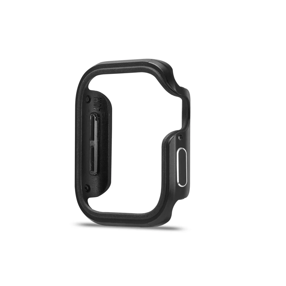 Силиконовый+ металлический чехол из алюминиевого сплава для Apple Watch 4, 5, 40 мм, 44 мм, защитный бампер для iWatch 5, 4, 40, 44 мм, корпус
