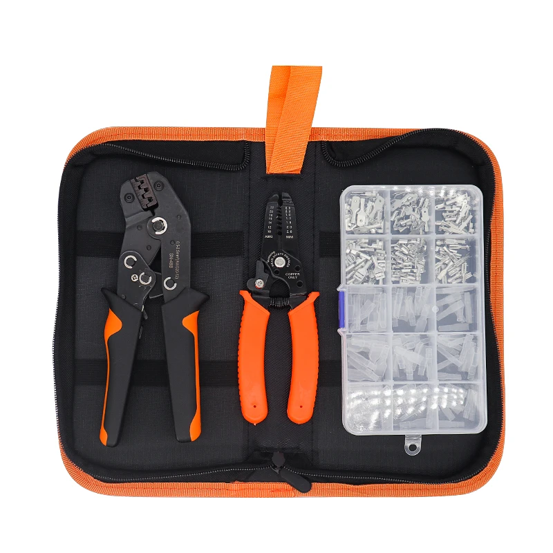 

Crimping Tool Set SN-48B 270PCS/300PCS 2.8/4.8/6.3 Plug Terminal Crimper Pliers Wire Hand Tool Multifunctional Wire Stripper Kit