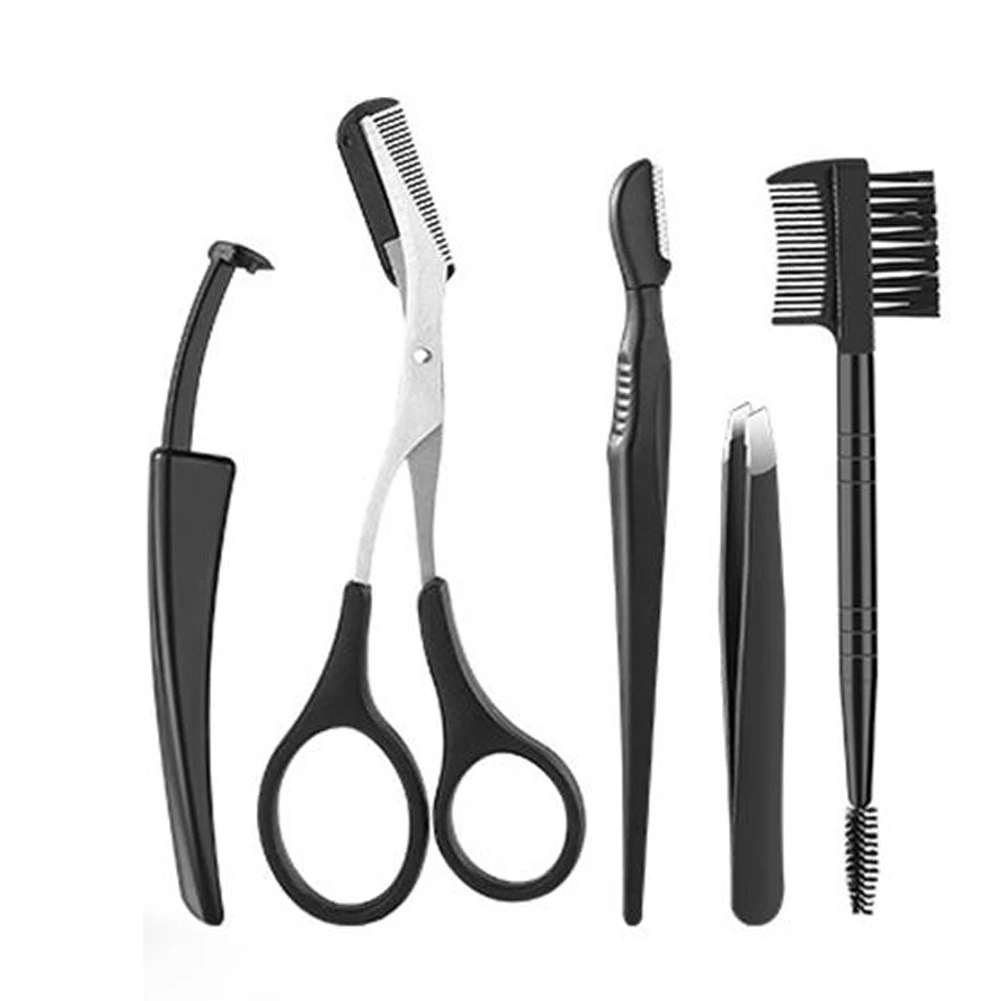 5 шт. инструмент для макияжа из нержавеющей стали щипковые ножницы триммер ухода