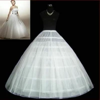 fresh looking white 6 hoops petticoat crinoline slip underskirt bridal wedding dress