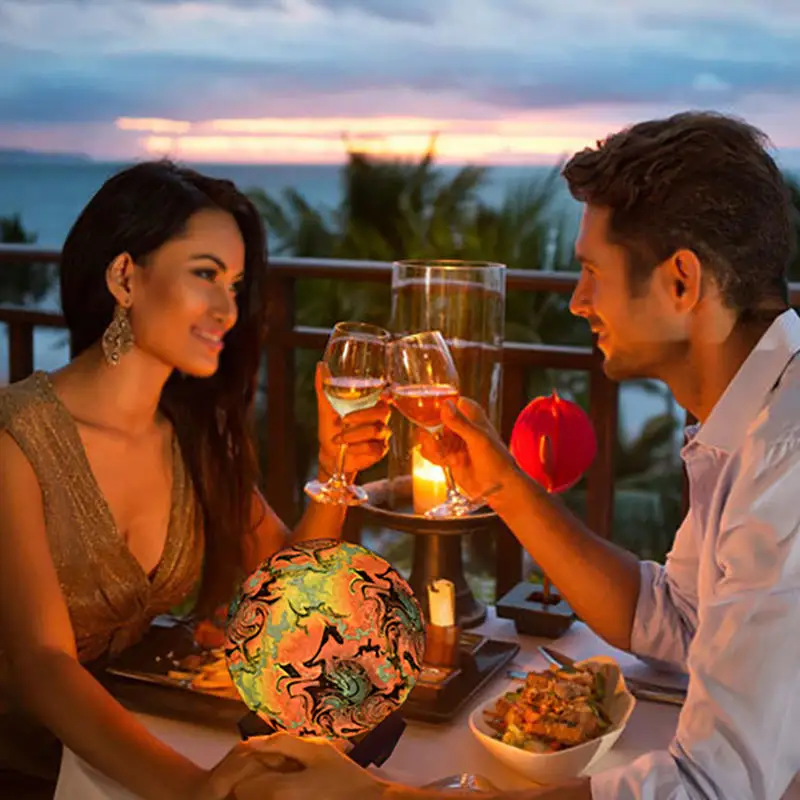 

3D Printing Moon Lamp Night Light Christmas Decorations Space LED Night Light Remote Control USB Rechargeable Gift