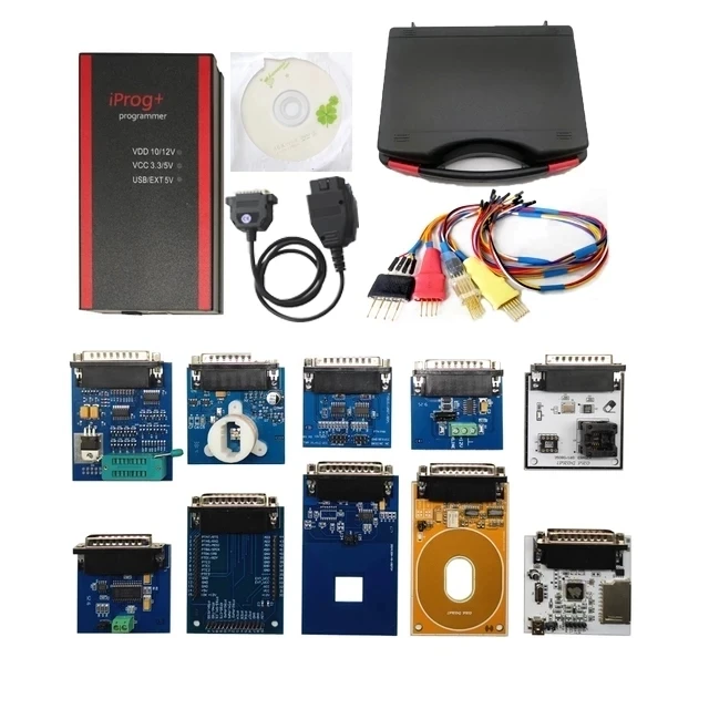 2021 Iprog Pro Plus V87 полный с Eeprom зонд адаптеры поддержка IMMO + пробег подушка