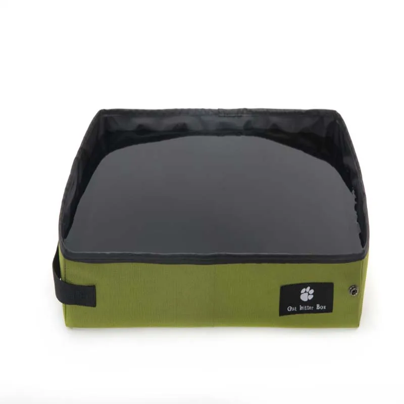Foldable Cat Pet Litter Box Waterproof Outdoor Travel Toilet Case for Dogs Animal Little Tray | Дом и сад