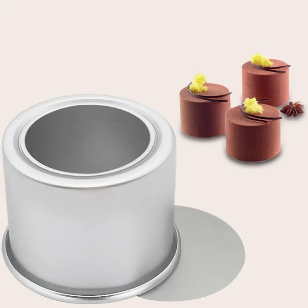 4 дюйма углубление живого торта Плесень повышение Мини Круглый сыра мини круглая