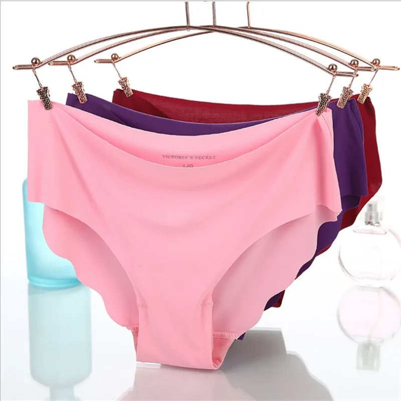 Однотонные бесшовные трусики с низкой посадкой женские сексуальные большого