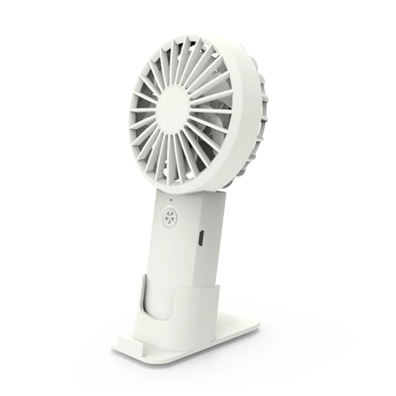 

Ручной двухмоторный мини-вентилятор с USB-зарядкой, портативный кронштейн, двойной мотор, двойное лезвие, большой Тихий маленький вентилятор...