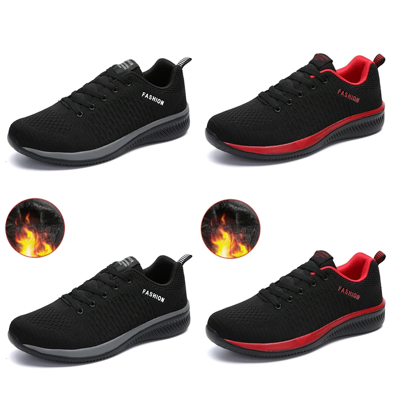 MARSON/мужская повседневная обувь на плоской подошве с мехом сохраняющая тепло зиму